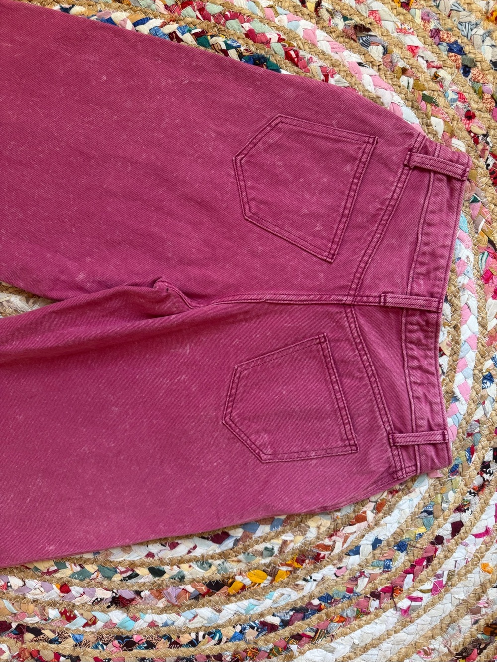 Women's Pink Wide-Leg Pink Utility Pants - Picture 3 of 7